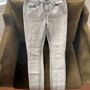 J Brand Light Gray Skinny Jeans